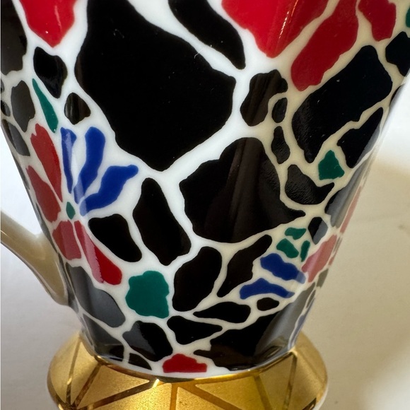 2 Hongik University, Ultra fine China Cup And Saucer, Multi Color - Picture 11 of 12